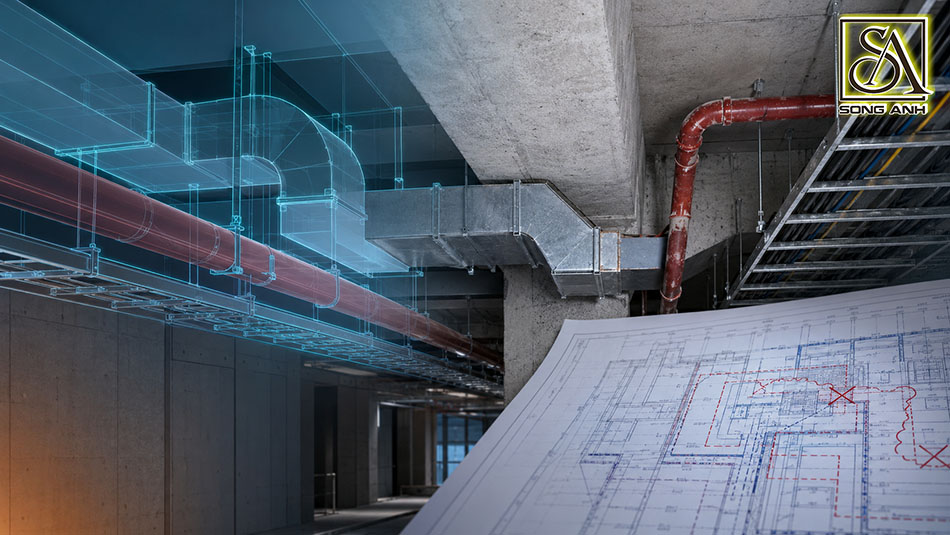 Sai lệch giữa thiết kế MEP và tuyến kỹ thuật thi công thực tế